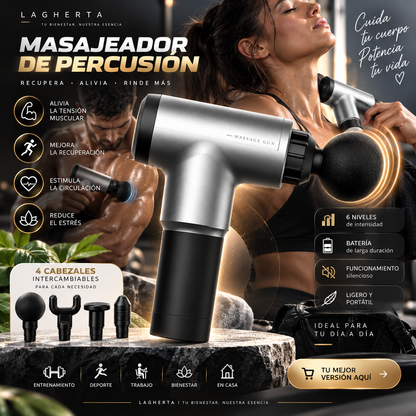⚡ PISTOLA PARA  MASAJES ELÉCTRICA ⚡