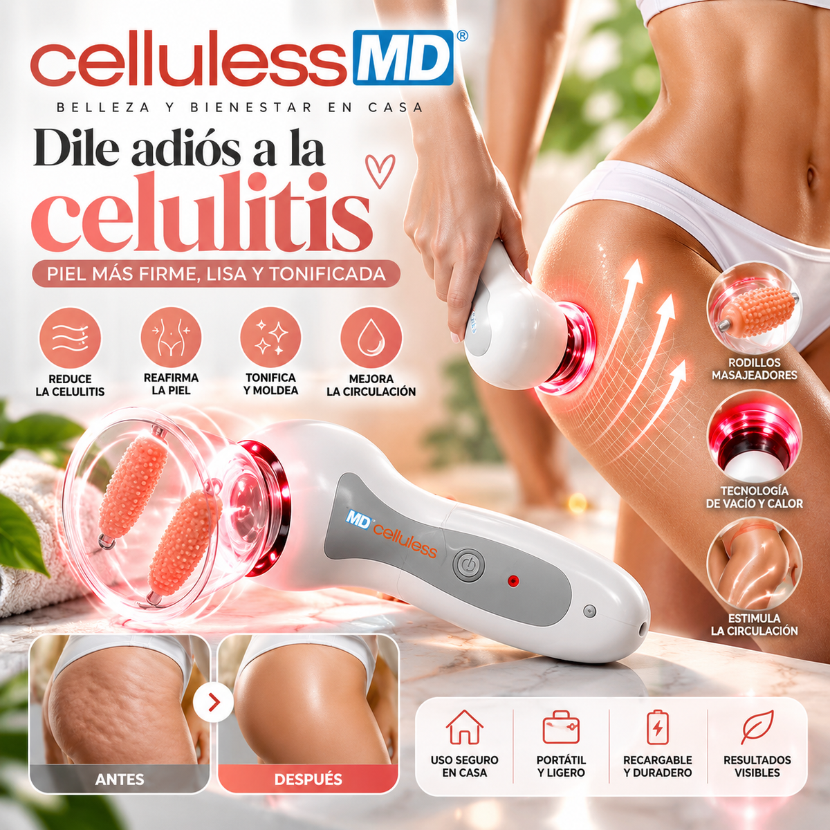 Masajeador Corporal  Celluless Md Para Celulitis